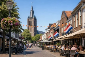 Bedrijven in Venray Gevel van een winkel in het centrum van Venray bij daglicht