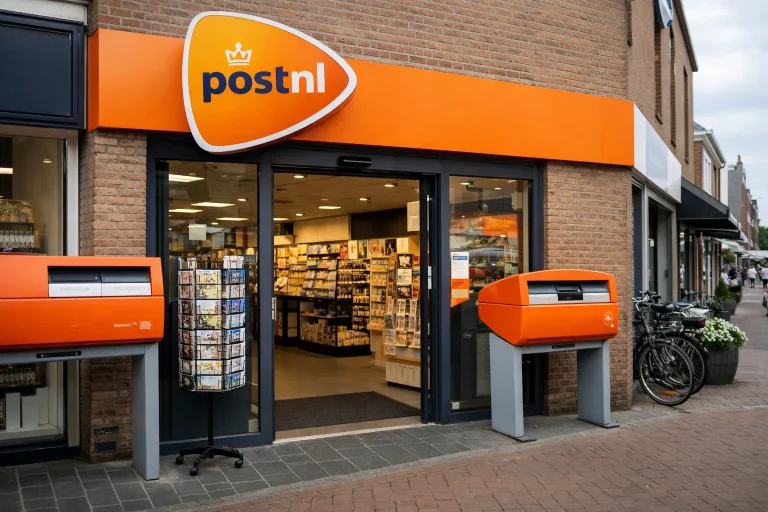 PostNL servicepunt in een winkel in Venray