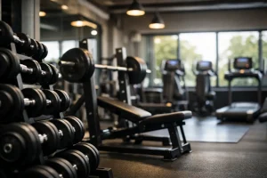 Moderne sportschool in Venray met fitnessapparatuur en gewichten