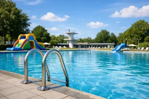 Binnenzwembad in Venray met zwembanen en helder water